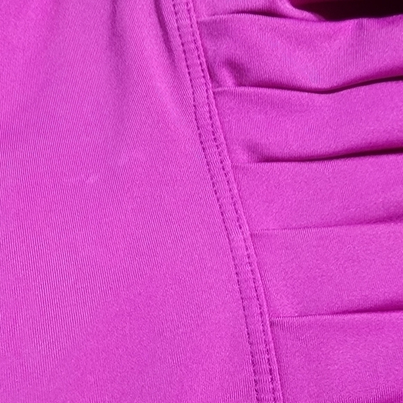 Calvin Klein Purple Pink Rouged Front One Piece Swimsuit Sz 8 - Picture 10 of 10